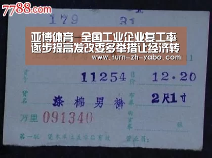 亚博体育-全国工业企业复工率逐步提高发改委多举措让经济转起来(图2) Yabo亚博官方网站